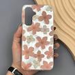 قاب گوشی Galaxy A16 سامسونگ فانتزی سخت Hard لیزری IMD طرح گل 