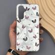 قاب گوشی Galaxy A16 سامسونگ فانتزی سخت Hard لیزری IMD طرح پروانه