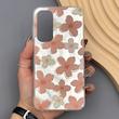 قاب گوشی Galaxy A35 سامسونگ فانتزی سخت Hard لیزری IMD طرح گل