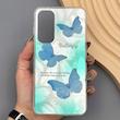 قاب گوشی Galaxy A55 سامسونگ فانتزی سخت Hard لیزری IMD طرح پروانه