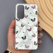 قاب گوشی Galaxy A55 سامسونگ فانتزی سخت Hard لیزری IMD طرح پروانه