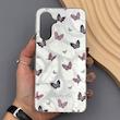 قاب گوشی Galaxy A56 سامسونگ فانتزی سخت Hard لیزری IMD طرح پروانه