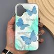 قاب گوشی iPhone 16 آیفون فانتزی سخت Hard لیزری IMD طرح پروانه