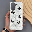 قاب گوشی Redmi A5 - Poco C71 شیائومی فانتزی سخت Hard لیزری IMD طرح پروانه 