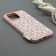 قاب گوشی iPhone 14 Pro Max آیفون سیلیکونی نرم صورتی طرح پلنگی کد 1001795