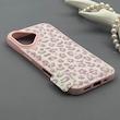 قاب گوشی iPhone 16 آیفون سیلیکونی نرم صورتی طرح پلنگی کد 1001799