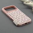 قاب گوشی iPhone 17 Pro آیفون سیلیکونی نرم صورتی طرح پلنگی کد 1001801