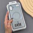 قاب گوشی Galaxy A07 سامسونگ CASE PVD مگ سیف اصلی هاشور کربن سرمه ای کد E1-1000926