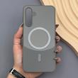 قاب گوشی Galaxy A16 سامسونگ CASE PVD مگ سیف اصلی هاشور کربن خاکستری