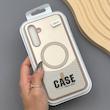 قاب گوشی Galaxy A16 سامسونگ CASE PVD مگ سیف اصلی هاشور کربن کرم کد 1000931