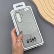 قاب گوشی Galaxy A17 سامسونگ CASE PVD مگ سیف اصلی هاشور کربن خاکستری کد E1-1000935