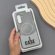 قاب گوشی Galaxy A17 سامسونگ CASE PVD مگ سیف اصلی هاشور کربن مشکی کد 1000936
