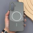 قاب گوشی Galaxy A26 سامسونگ CASE PVD مگ سیف اصلی هاشور کربن خاکستری
