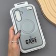 قاب گوشی Galaxy A36 سامسونگ CASE PVD مگ سیف اصلی هاشور کربن سرمه ای کد E1-1000940
