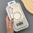 قاب گوشی Galaxy A55 سامسونگ CASE PVD مگ سیف اصلی هاشور کربن کرم کد 1000944