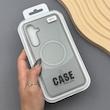 قاب گوشی Galaxy A55 سامسونگ CASE PVD مگ سیف اصلی هاشور کربن خاکستری کد 1000946
