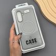 قاب گوشی Galaxy A56 سامسونگ CASE PVD مگ سیف اصلی هاشور کربن خاکستری کد E1-1000950
