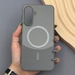 قاب گوشی Galaxy A56 سامسونگ CASE PVD مگ سیف اصلی هاشور کربن خاکستری
