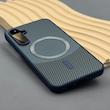قاب گوشی Galaxy S23 FE سامسونگ CASE PVD مگ سیف اصلی هاشور کربن سرمه ای کد E1-1000953