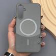قاب گوشی Galaxy S23 FE سامسونگ CASE PVD مگ سیف اصلی هاشور کربن خاکستری