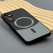 قاب گوشی Galaxy S23 FE سامسونگ CASE PVD مگ سیف اصلی هاشور کربن مشکی کد E1-1000955