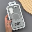 قاب گوشی Galaxy S24 FE سامسونگ CASE PVD مگ سیف اصلی هاشور کربن مشکی کد E1-1000956