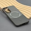 قاب گوشی Galaxy S24 FE سامسونگ CASE PVD مگ سیف اصلی هاشور کربن خاکستری کد E1-1000957