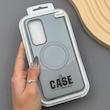 قاب گوشی Galaxy S24 FE سامسونگ CASE PVD مگ سیف اصلی هاشور کربن سرمه ای کد E1-1000959