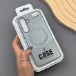 قاب گوشی Galaxy S25 FE سامسونگ CASE PVD مگ سیف اصلی هاشور کربن سرمه ای کد E1-1000960
