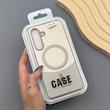 قاب گوشی Galaxy S25 FE سامسونگ CASE PVD مگ سیف اصلی هاشور کربن کرم کد E1-1000961