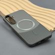 قاب گوشی Galaxy S25 FE سامسونگ CASE PVD مگ سیف اصلی هاشور کربن خاکستری کد E1-1000962