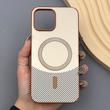 قاب گوشی iPhone 13 Pro Max آیفون CASE PVD مگ سیف اصلی هاشور کربن کرم