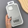 قاب گوشی iPhone 16 Pro Max آیفون CASE PVD مگ سیف اصلی هاشور کربن خاکستری کد E1-1000972