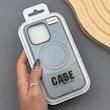قاب گوشی iPhone 16 Pro آیفون CASE PVD مگ سیف اصلی هاشور کربن سرمه ای کد E1-1000975
