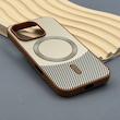 قاب گوشی iPhone 16 Pro آیفون CASE PVD مگ سیف اصلی هاشور کربن کرم کد E1-1000976