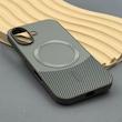 قاب گوشی iPhone 16 آیفون CASE PVD مگ سیف اصلی هاشور کربن خاکستری کد 1000981