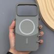 قاب گوشی iPhone 17 Pro Max آیفون CASE PVD مگ سیف اصلی هاشور کربن خاکستری