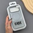 قاب گوشی iPhone 17 Pro آیفون CASE PVD مگ سیف اصلی هاشور کربن سرمه ای کد 1000990