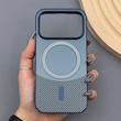 قاب گوشی iPhone 17 Pro آیفون CASE PVD مگ سیف اصلی هاشور کربن سرمه ای