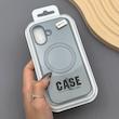 قاب گوشی iPhone 17 آیفون CASE PVD مگ سیف اصلی هاشور کربن سرمه ای کد E1-1000991