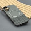 قاب گوشی iPhone 17 آیفون CASE PVD مگ سیف اصلی هاشور کربن خاکستری کد 1000993