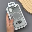 قاب گوشی iPhone 17 آیفون CASE PVD مگ سیف اصلی هاشور کربن مشکی کد 1000994