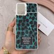 قاب گوشی Galaxy A12 - M12 سامسونگ So CooL سوکول اورجینال فانتزی دکمه کرومی طرح پلنگی سبز