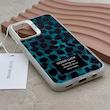 قاب گوشی Galaxy A14 سامسونگ So CooL سوکول اورجینال فانتزی دکمه کرومی طرح پلنگی سبز کد E1-1001683