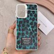 قاب گوشی Galaxy A23 سامسونگ So CooL سوکول اورجینال فانتزی دکمه کرومی طرح پلنگی سبز