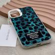 قاب گوشی iPhone 11 آیفون So CooL سوکول اورجینال فانتزی دکمه کرومی طرح پلنگی سبز کد E1-1001739