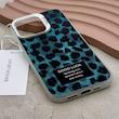 قاب گوشی iPhone 15 Pro Max آیفون So CooL سوکول اورجینال فانتزی دکمه کرومی طرح پلنگی سبز کد E1-1001751