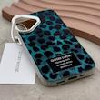 قاب گوشی iPhone 17 آیفون So CooL سوکول اورجینال فانتزی دکمه کرومی طرح پلنگی سبز کد 1001755