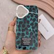 قاب گوشی iPhone 16 آیفون So CooL سوکول اورجینال فانتزی دکمه کرومی طرح پلنگی سبز 