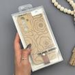 قاب گوشی Galaxy A54 سامسونگ چرمی Hard اورجینال Unique Case بند انگشتی طرح گل نسکافه‌ای کد 1000352